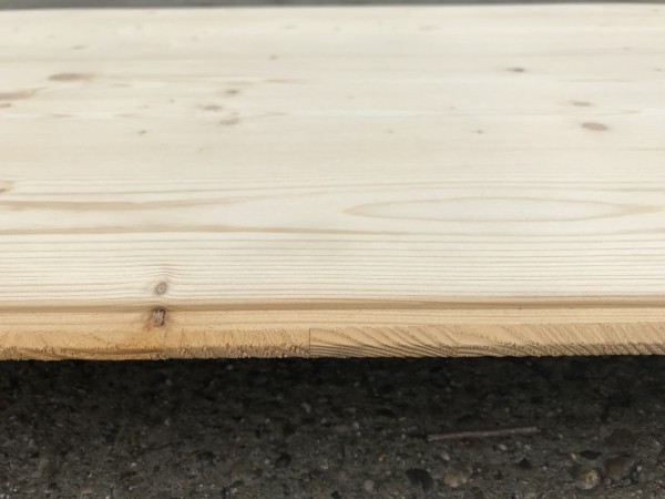 3-Schichtplatte mit Keilnut-/Keilfeder B/K-Qualiät